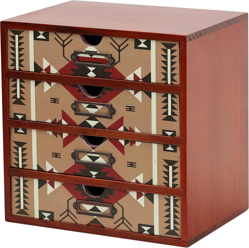 Boho Navajo Wooden Desk