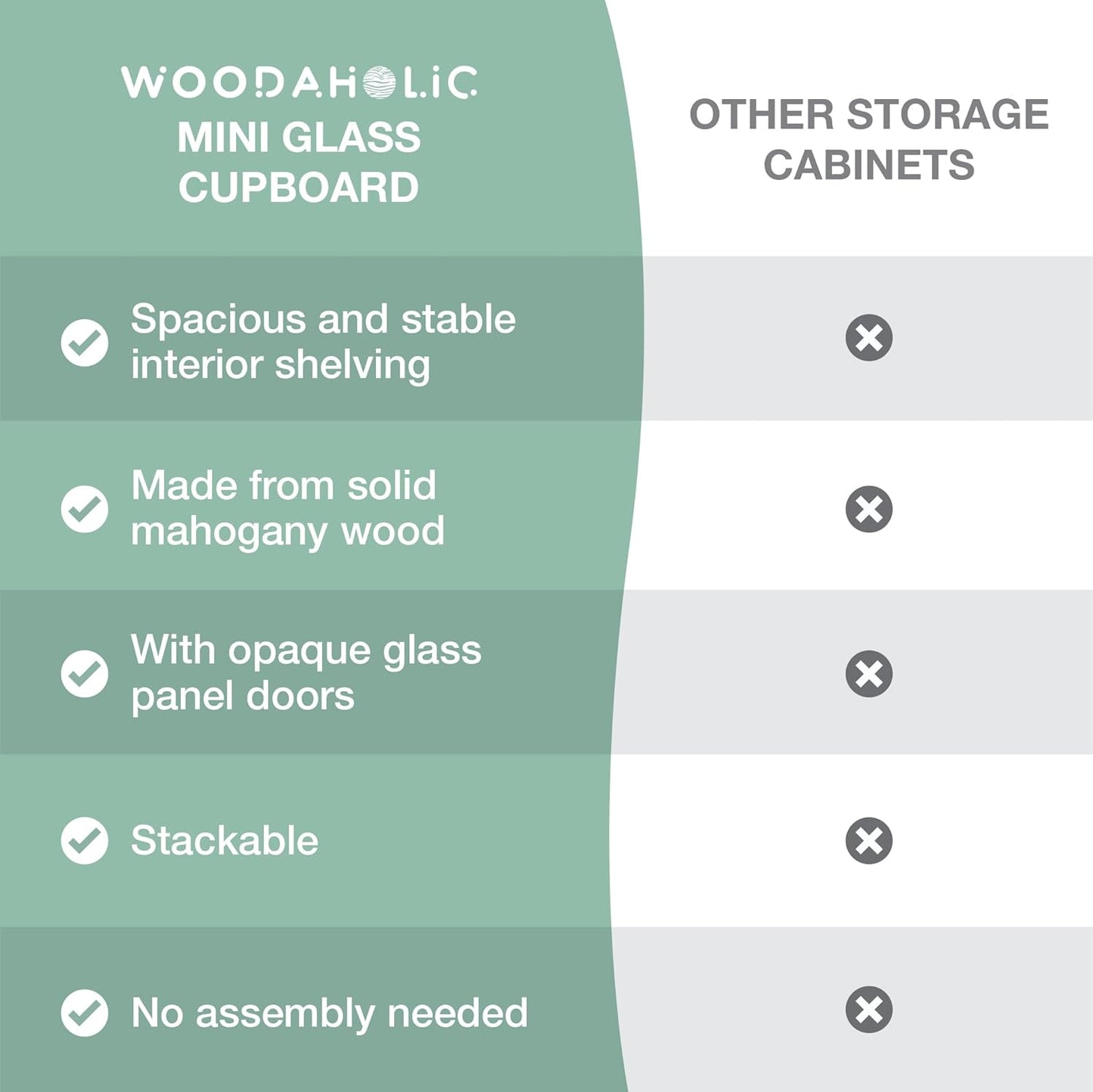 Mahogany Sliding Glass Door Cabinet