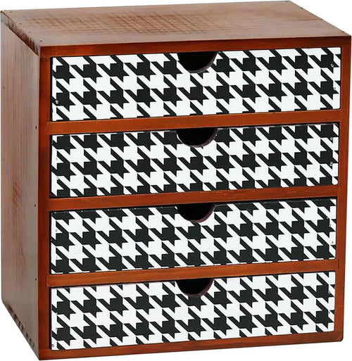 Scottish Houndstooth Desk Organizer