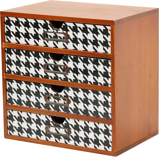 Scottish Houndstooth Desk Organizer