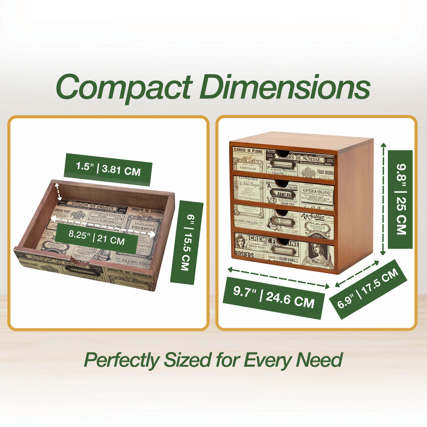 Vintage Newspaper Desk Organizer