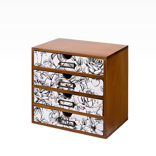 Midnight Ivory Desk Organizer