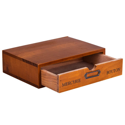 Single Drawer Desktop Storage Box for Crafts, Stationery, Jewelry & Office Supplies