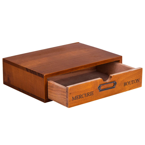 Single Drawer Desktop Storage Box for Crafts, Stationery, Jewelry & Office Supplies