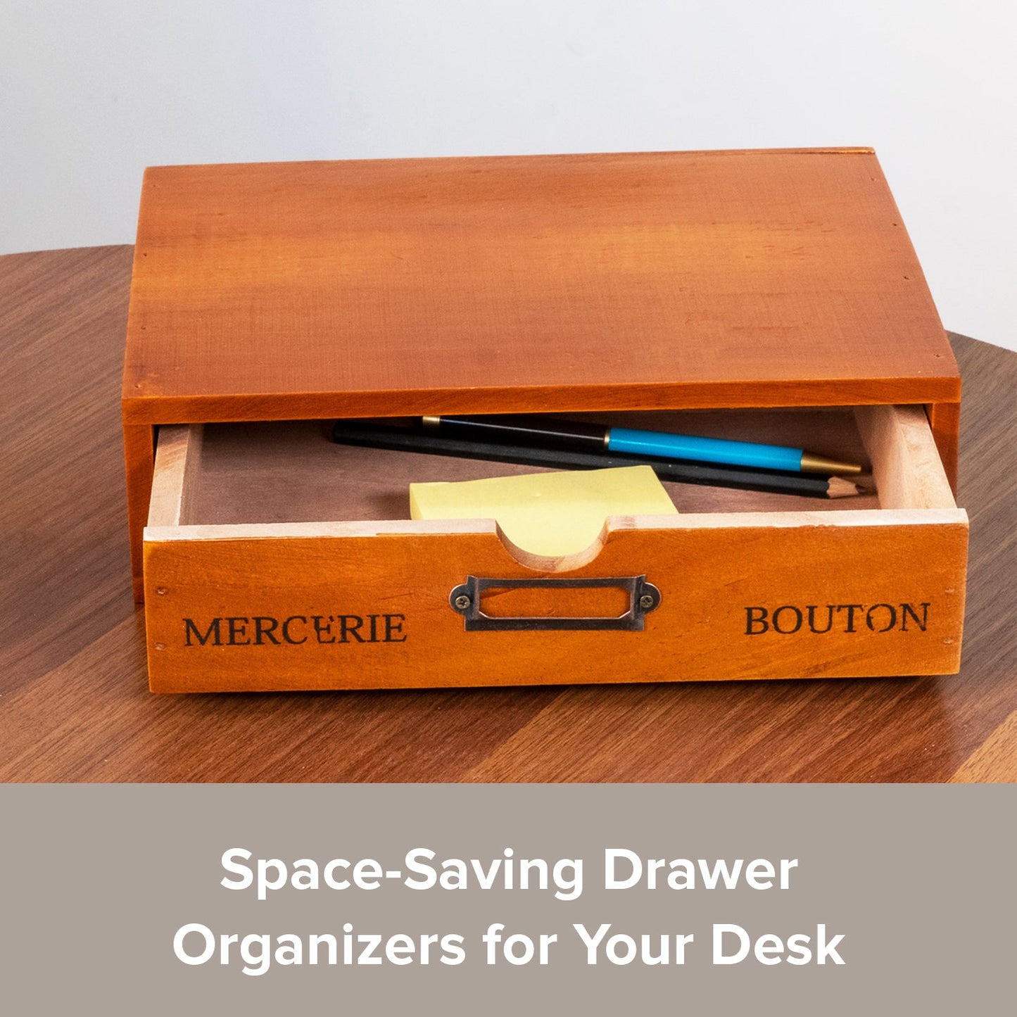 Single Drawer Desktop Storage Box for Crafts, Stationery, Jewelry & Office Supplies