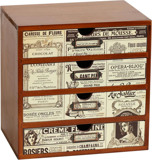 Vintage Newspaper Cabinet