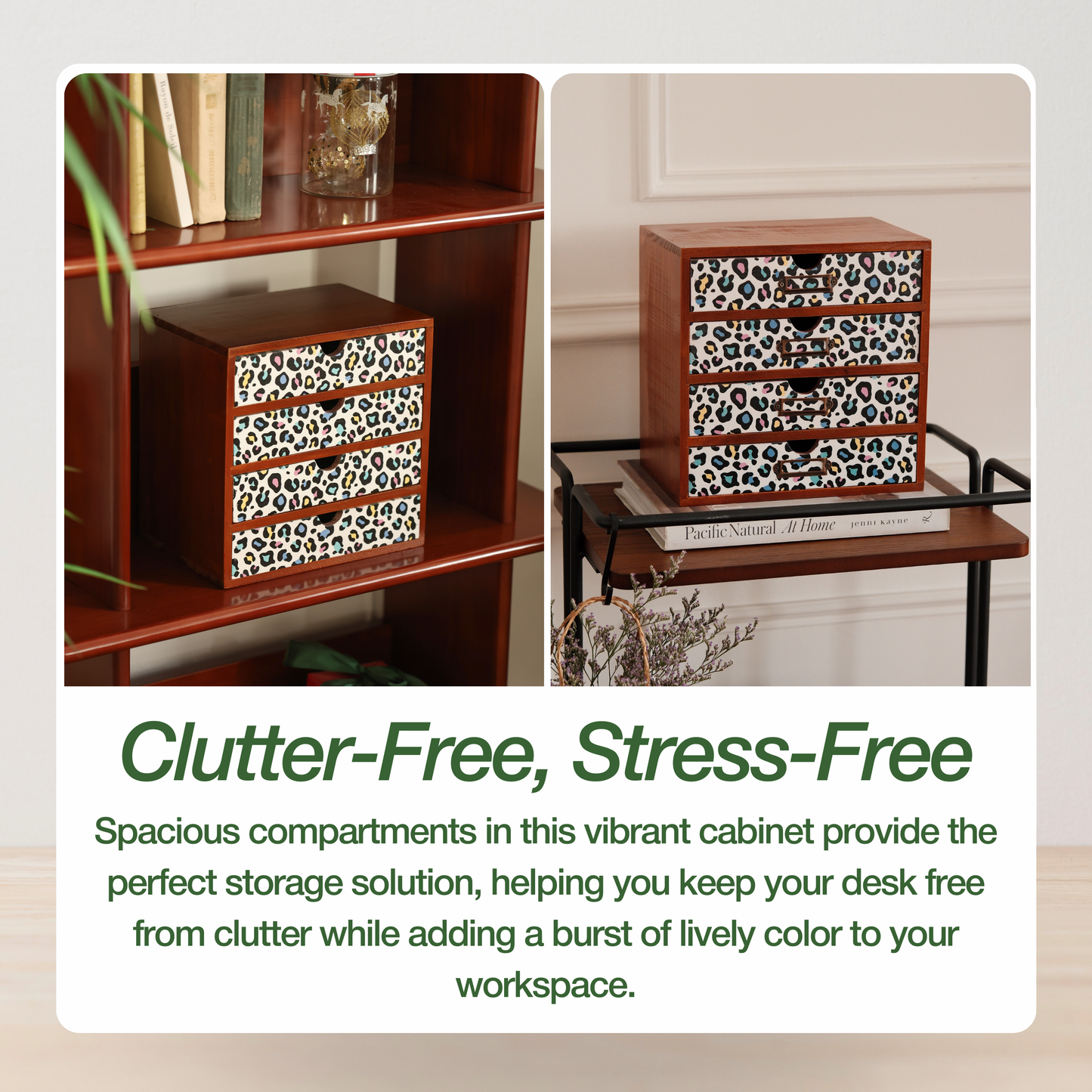 Prismatic Jungle Desk Organizer