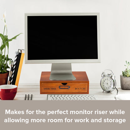 Single Drawer Desktop Storage Box for Crafts, Stationery, Jewelry & Office Supplies