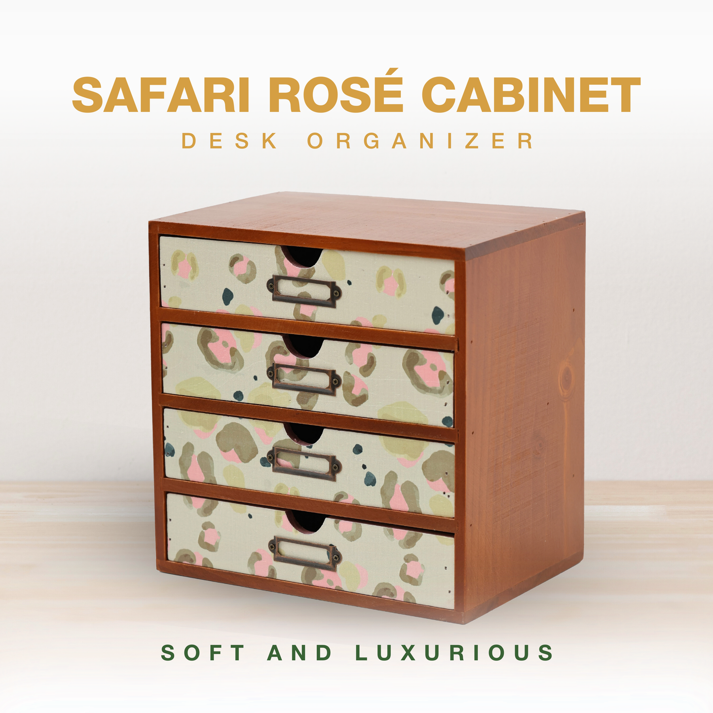 Safari Rose Desk Organizer