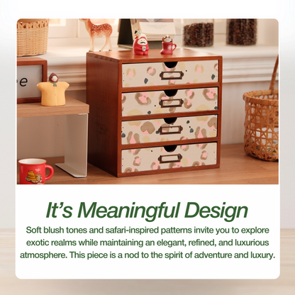 Safari Rose Desk Organizer