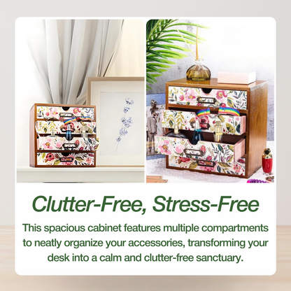 Blossom Haven Desk Organizer
