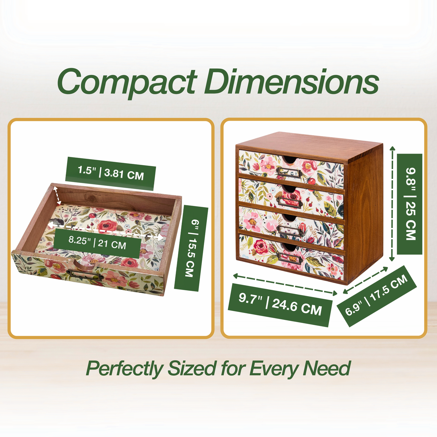 Blossom Haven Desk Organizer