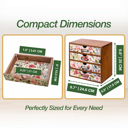 Blossom Haven Desk Organizer