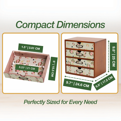 Safari Rose Desk Organizer