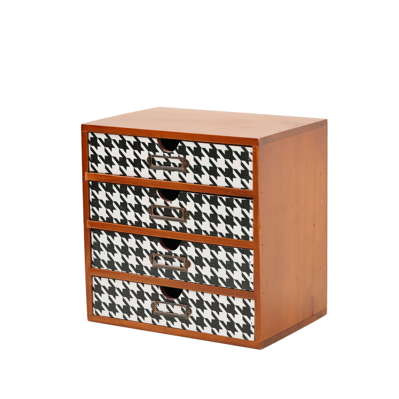 Scottish Houndstooth Desk Organizer