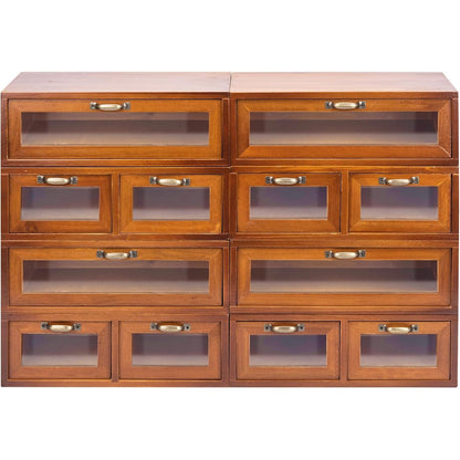 4-Piece Wooden Storage Drawers Set 